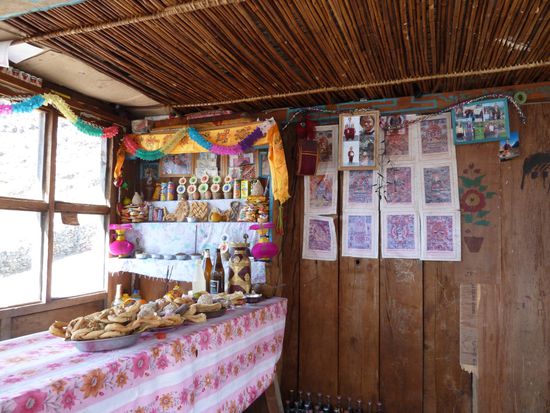 In einem kleinen Teehaus unterwegs(richtig gemütlich)