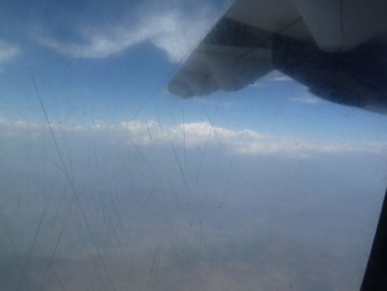 Wenigsten schemenhaft der Himalaya