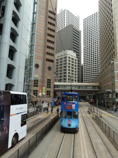 Doppelstöckige Trams