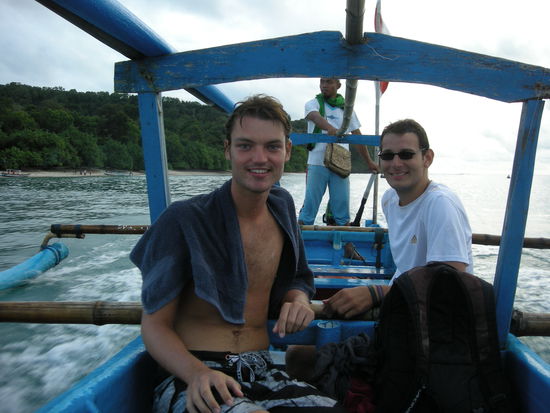 Mit dem Boot gehts schneller 