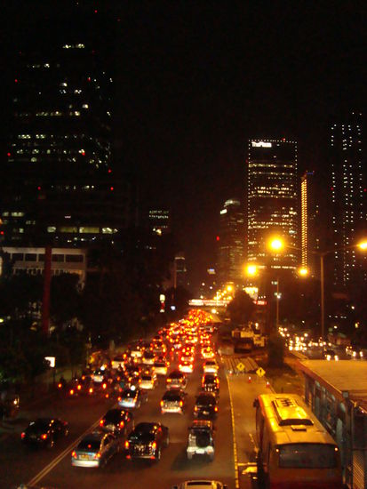 Die 18-Millionenstadt bei Nacht