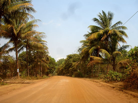 Auf dem Weg zum Sambor Prey Kuk