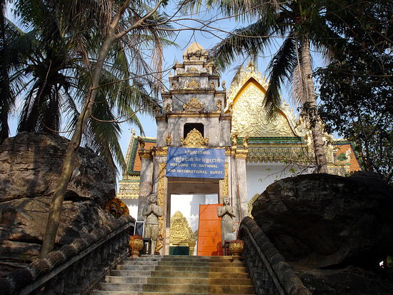 Phnom Santuk - endlich oben