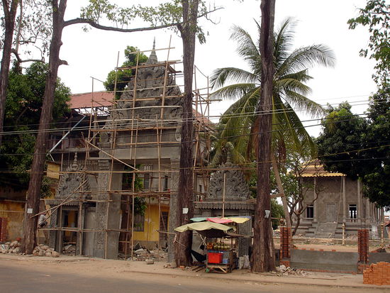 Wat Kratie wird gerade renoviert
