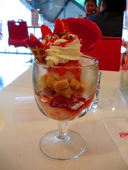 Es ist gerade Erdbeersaison in Thailand