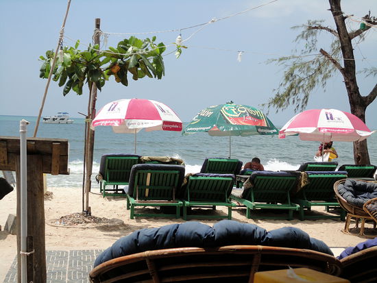 Das ist also Serendipity Beach, der wichtigste Strand in Sihanukville bzw Kambodscha