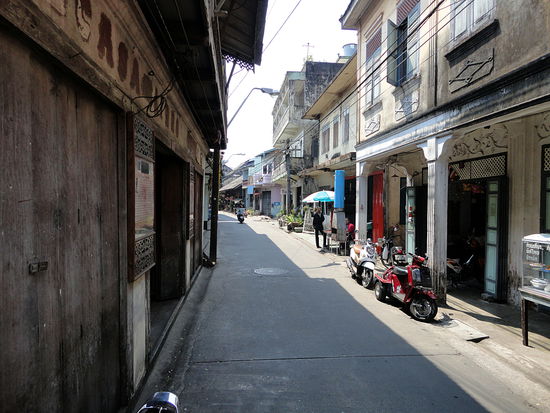 Altstadtviertel am Fluss