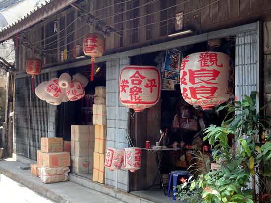 Altstadtviertel am Fluss