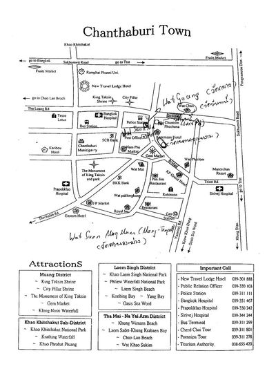 Stadtplan Chanthaburi