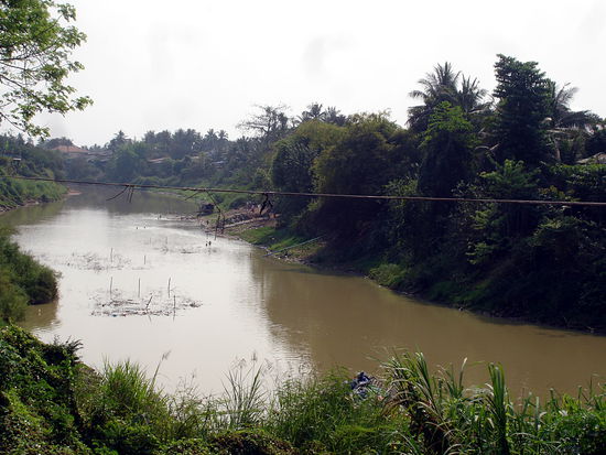 soll es über diesen Fluss, den Stuen Sangke, und den Tonle Sap nach Siem Reap gehen.