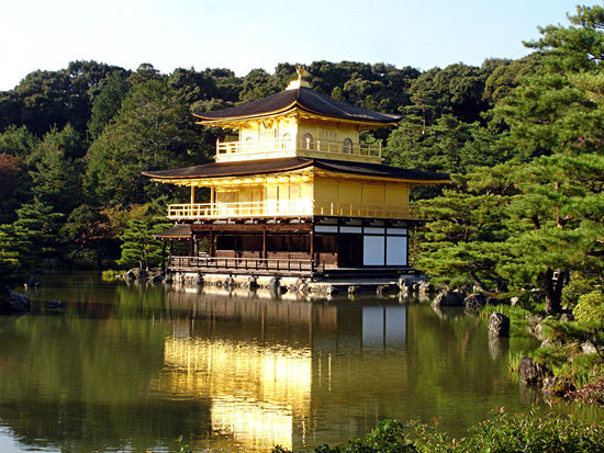 Goldener Pavillon - Kinkakuji-Tempel