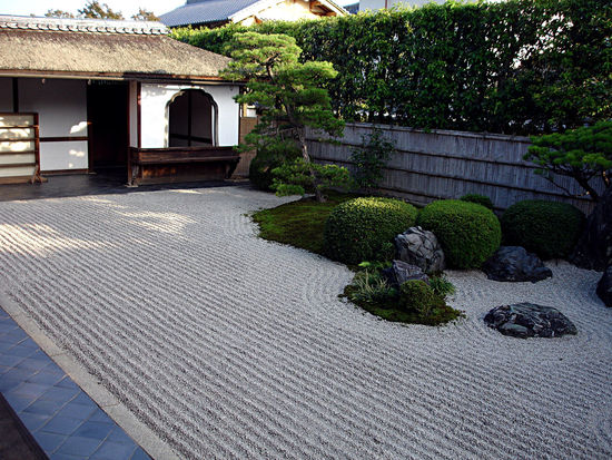 Der Daitokuji-Tempel ist berühmt für seinen Zen-Garten.
