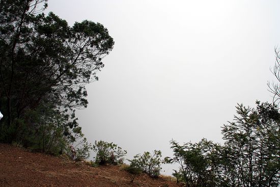 Wie Sie sehen sehen Sie nichts.
Trotzdem ein komisches Gefühl zu wissen wie tief es hier senkrecht runter geht.