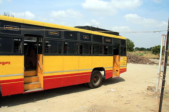 Mein Bus nach Kanjakumari