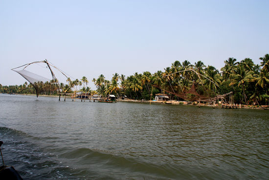 Die klassischen Fischernetze, für die auch Cochin bekannt ist.