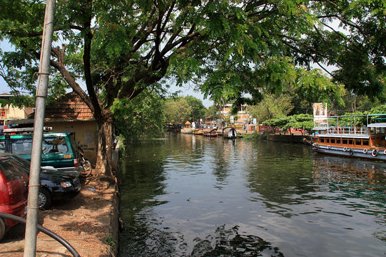 Alleppey (Alappuzha) am Morgen