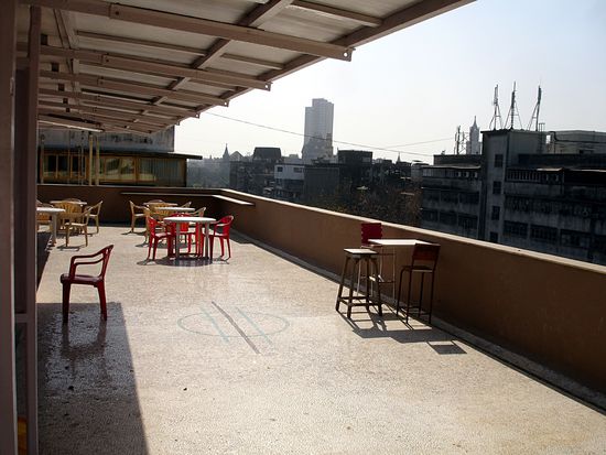 Dachterasse meines Hotels