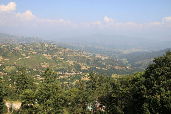 Immerhin war die Sicht besser als in Nagarkot