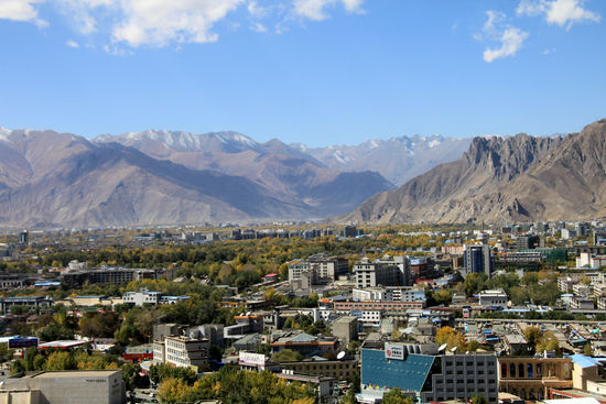 Blick auf Lhasa