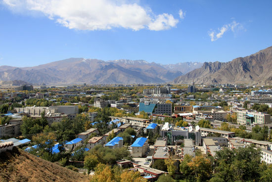 Blick auf Lhasa
