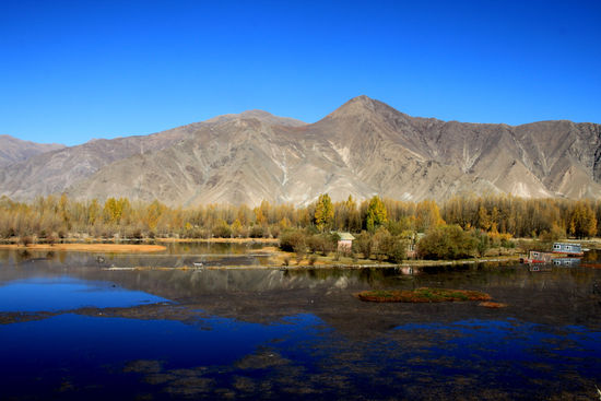 Unterwegs zum Kloster Ganden