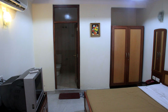 Mein Zimmer im Tara Palace (etwas unter 30 € die Nacht)