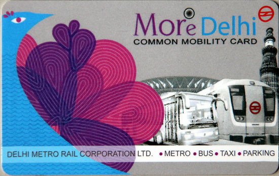 Aufladbare Prepaidkarte aus Plastik für die Metro