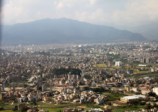 Flug von Delhi nach Kathmandu