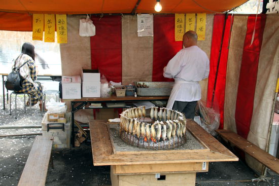 Im Ueno Park auf dem Weg zum klleinen Tempel im See.