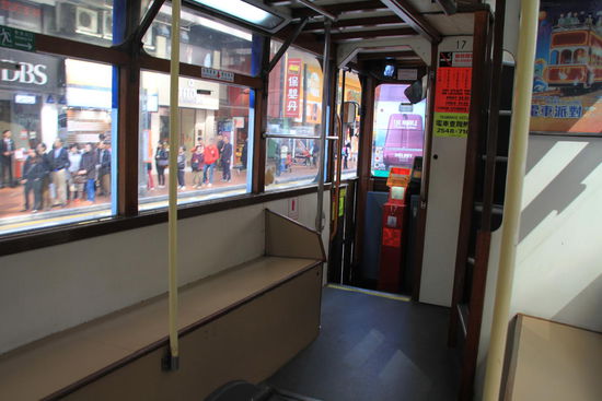 Alte Tram durch Hongkong Island