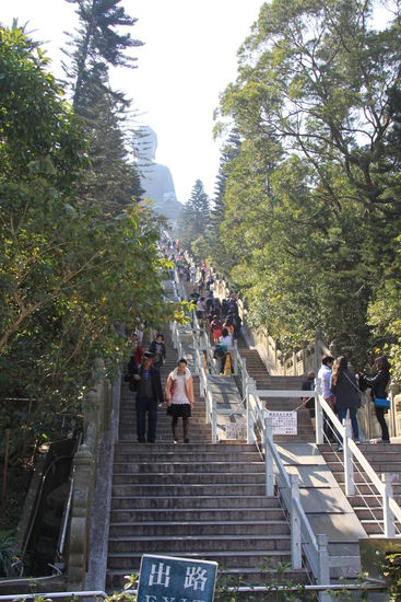 Ein paar Treppen muss man dann doch noch hoch