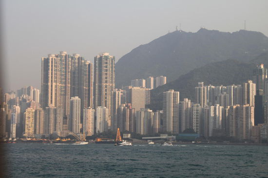 Hongkong Island, Anfahrt auf Central