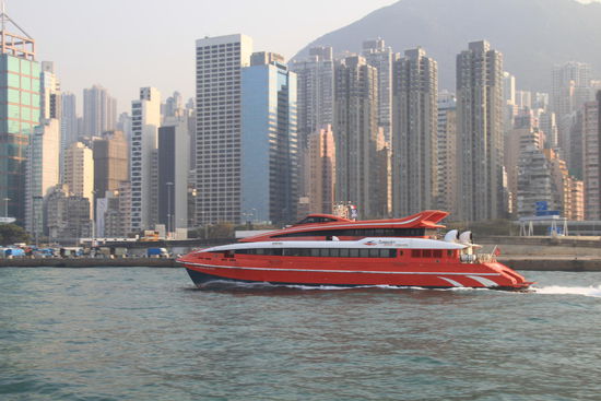 Mit so einem fahre ich morgen nach Macau