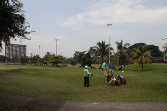 Golfplatz entlang der Altstadtmauer