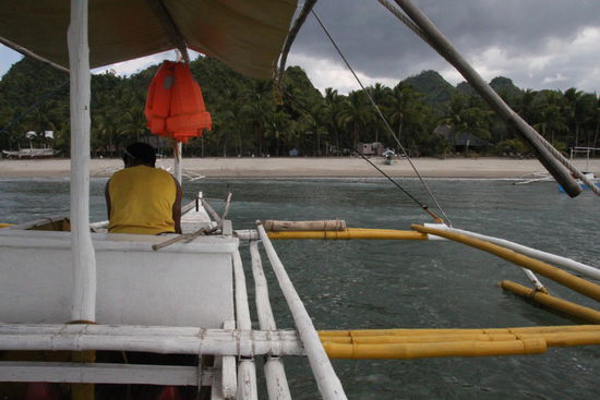 Sugar Beach vom Meer aus. Das Bild vermittelt in etwa was dort los ist.