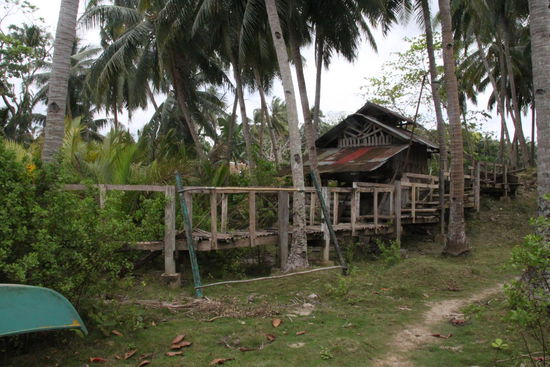 Hier hat der Weg in die Mangroven begonnen.