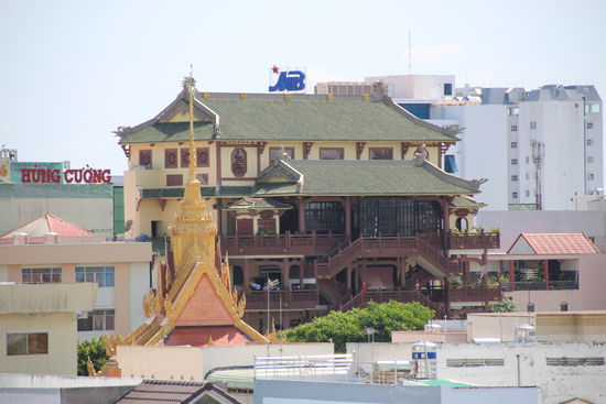 Das war der Blick von meinem ersten Tempel