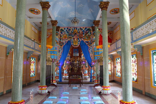 Tempel gegenüber vom Hotel (wird gerade renoviert)