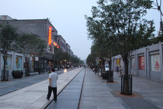 Immer gerade aus zum Tian'anmen Platz.