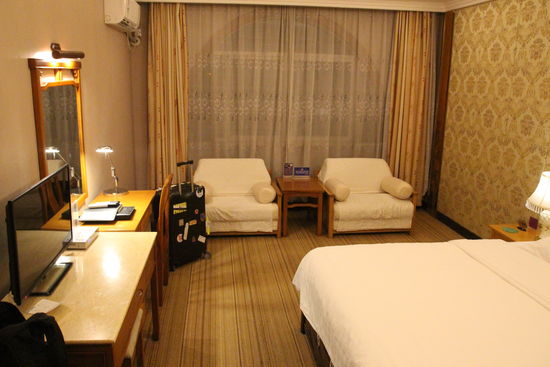 Bisher das einfachste Hotel auf der Reise, aber in Ordnung. Die Hotels in diesem Ort sind auffallend teuer.