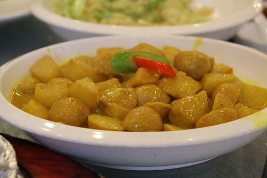 Kartoffeln mit Klößchen