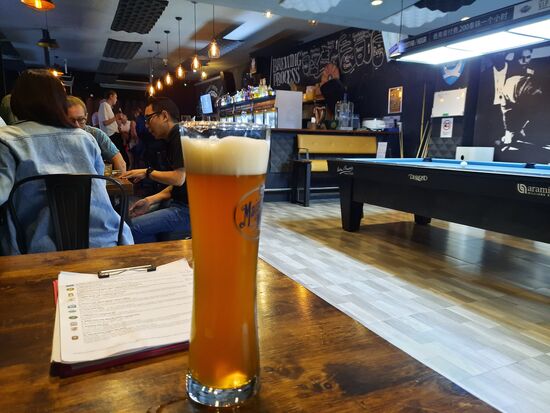 Hefeweizen in der Renegade Bar