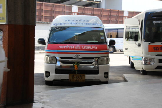 Mein Bus nach Pattaya