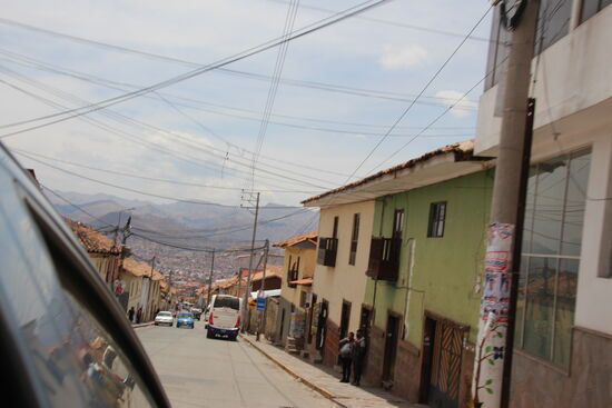 Auf dem Weg zum Hotel