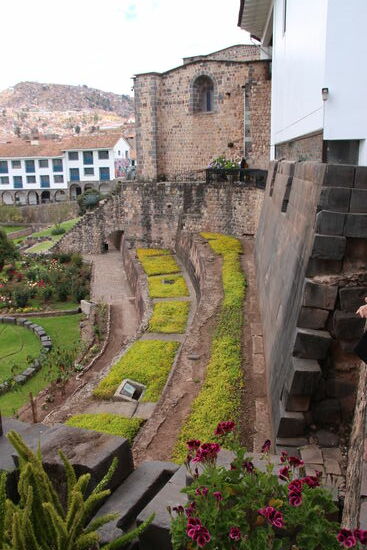 Blumenterassen aus der Zeit der Inkas