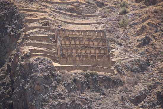 Lager zum Aufbewahren von Lebensmittel . Kühlung durch die Fallwinde imTal.