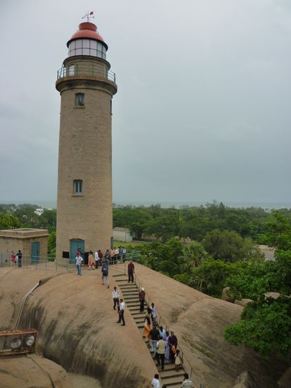 Der Leuchtturm von Mamallapuram