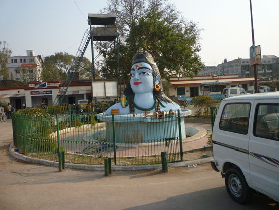 Kreisverkehr in Haridwar.