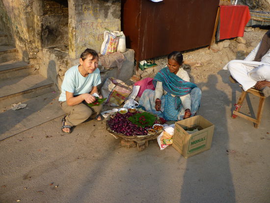 Händlerin am Tempelberg