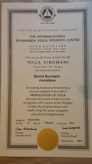 Belohnung für 4 Wochen harte Arbeit, die Prüfungsurkunde.